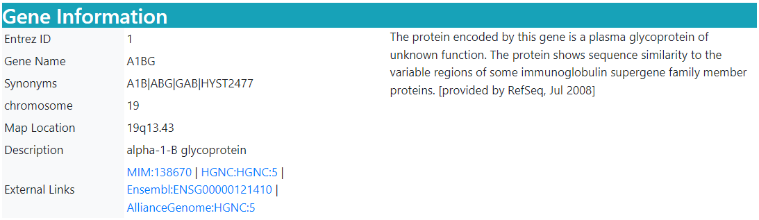 general gene info img